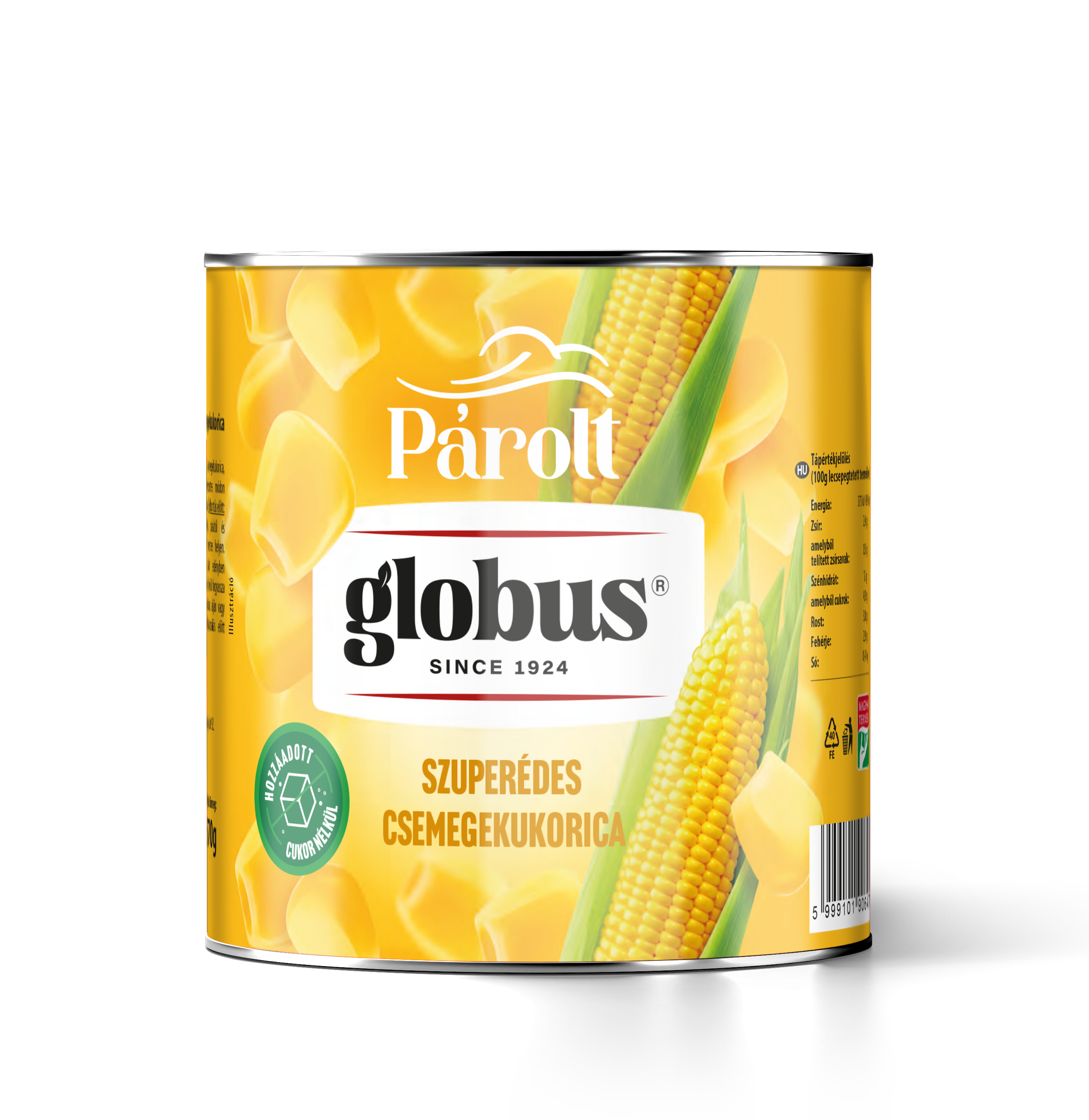 Globus Szuperédes morzsolt csemegekukorica vákuumzárású 340g/285g